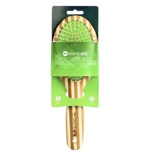 Tiri Bamboo-Professional Wood Detangling Paddle Brush - "New" MSRP $32